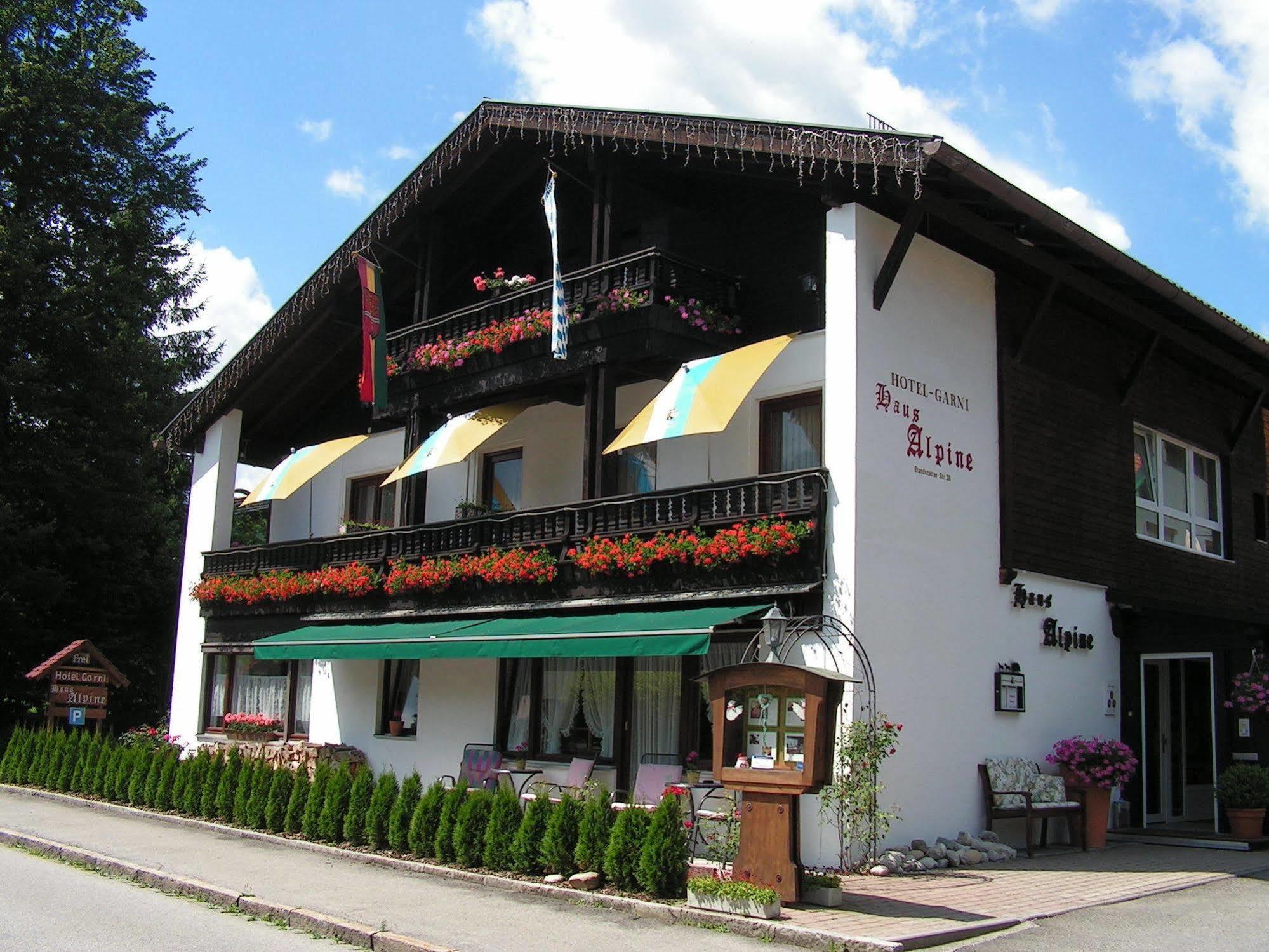 Hotel Garni Haus Alpine - Chiemgau Karte Inkl ルーポルディング エクステリア 写真
